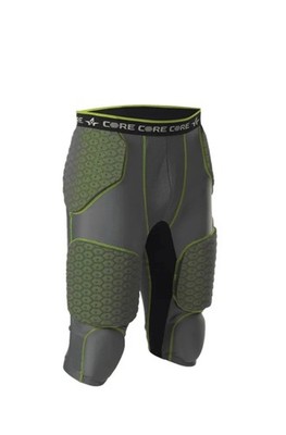 Alleson Athletic Core Hexagon Integrated Adult Men's 7 Pad Football Girdle 2XL