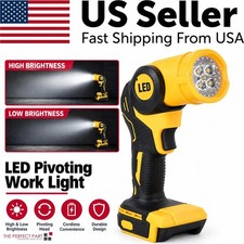 For DeWALT 20V MAX LED Work Light Cordless Pivoting Head Flashlight Tool DCL040