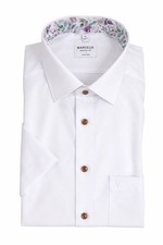 Marvelis Hemd Modern Fit Kurzarm uni weiss 7200.12.10