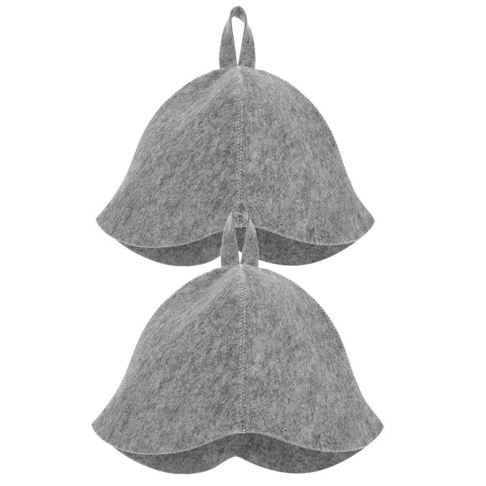 APL 2 Pezzi Cappello Sauna in Feltro per Uomo e Donna Ispessito Assorbente