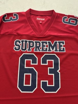 Size Large - FW25 Supreme Bones Football Jersey Graphic Logo