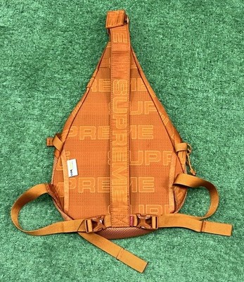 Supreme Sling Bag Orange FW21 Authentic Crossbody Backpack Travel