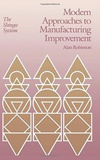 MODERN APPROACHES TO MANUFACTURING IMPROVEMENT: THE SHINGO By Alan Robinson Mint