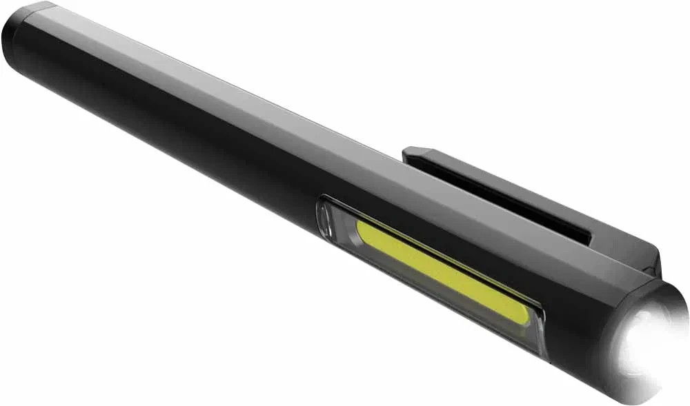 Powerhand 300 Lumen Aluminium Rechargeable Penlight Magnetic Base Pocket Clip