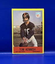 1967 Philadelphia Football Card # 114 Tom Kennedy RC - New York Giants