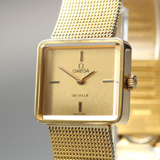 [Quasi MINT+] Orologio da donna vintage 1972 OMEGA De Ville Cal.625 oro a...