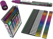 TOOLI-ART Acrylic Paint Markers Pens 1 Count (Pack of 24), JEWEL XF 
