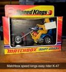 1974 Matchbox Speed Kings #K-47 Easy Rider Motorcycle Made In England By Lesney