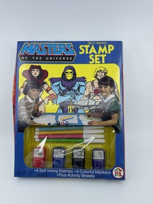 MOTU Stamp Set 1983 Rare Masters of the Universe NIB Wh1-22