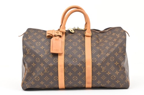 LOUIS VUITTON Monogram Keepall 45 M41428 Travel Bag Vintage Good Condition Japan