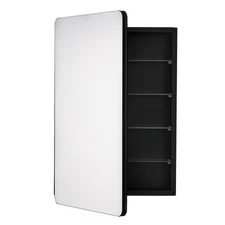 Medicine Cabinet 20" x 30" Mirror Medicine Cabinet Adjustable Shelves