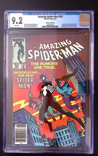 Amazing Spider-Man #252 CGC 9.2 Newsstand – Black Suit Spider-Man (1984)