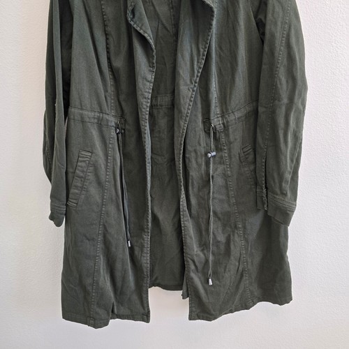 Torrid dunkelgrüne lange Utility Jacke Gr. 00 - Military, Cargo - Bild 4 von 10