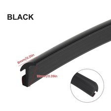 Sealing Strip Side Skirt 4 Meter T-shaped 4M With Double-Sided Tape EPDM Rubber