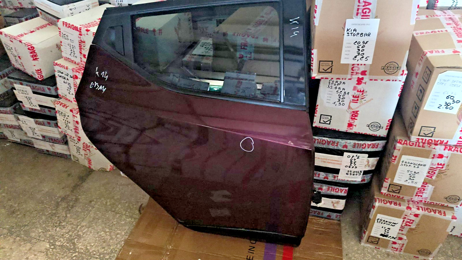 PORTIERA PORTA SPORTELLO POSTERIORE POST. DESTRA DX NISSAN MICRA 5 V K14