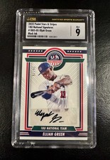 2022 Panini Stars And Stripes 18U Elijah Green Black Ink Auto! 26/75! 🔥🔥