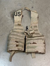 MOLLE II Fighting Load Carrier FLC Vest 3-Color Desert Camo NSN 8465-01-491-7451