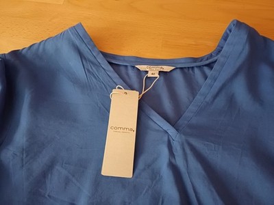 Wunderschöne leichte Bluse, M, 40, comma, kornblau, neu m.E.