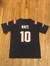 Drake Maye #10 NE Blue Patriots KIDS Jersey YOUTH MEDIUM Stitched Jersey