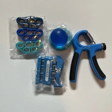 Grip Strength Trainer Kit with Stress Ball and Adjustable Hand Grip