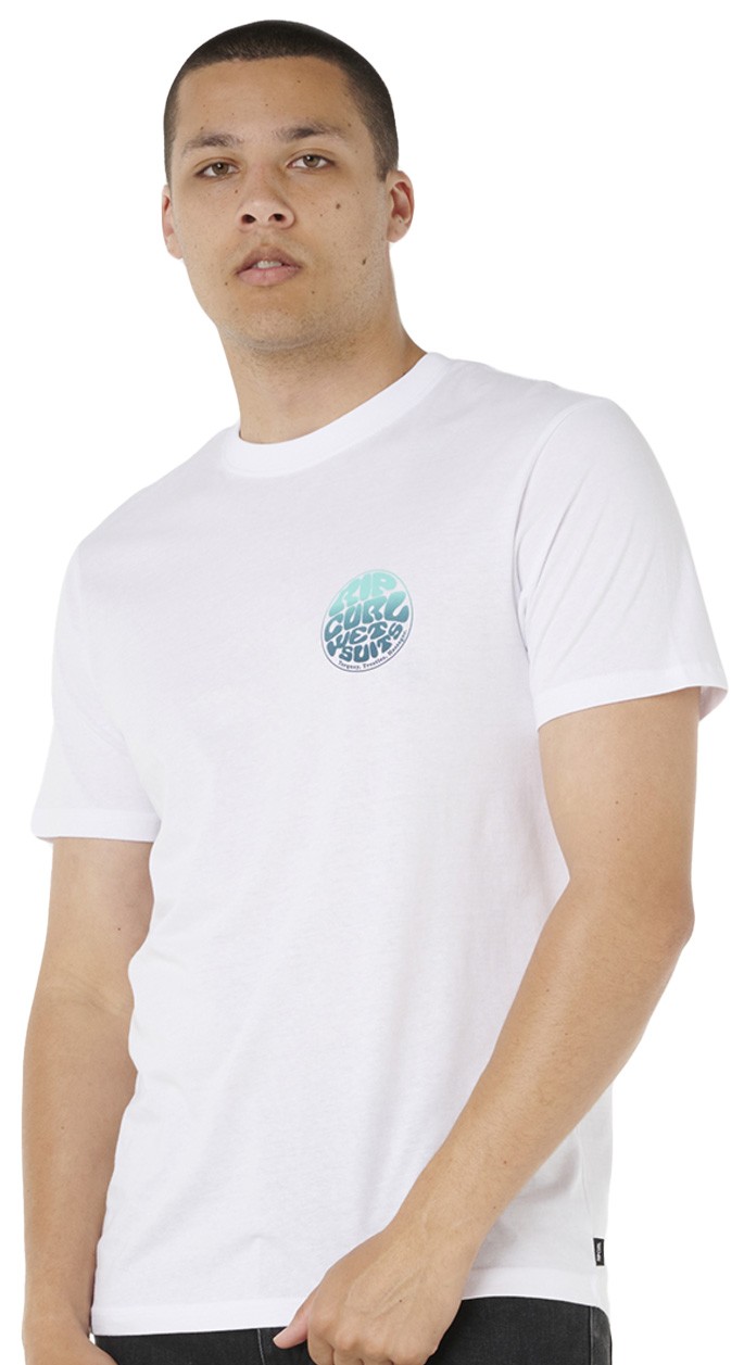 Rip Curl Wettie Passage Icon T-Shirt - Optical White - New 4290₽