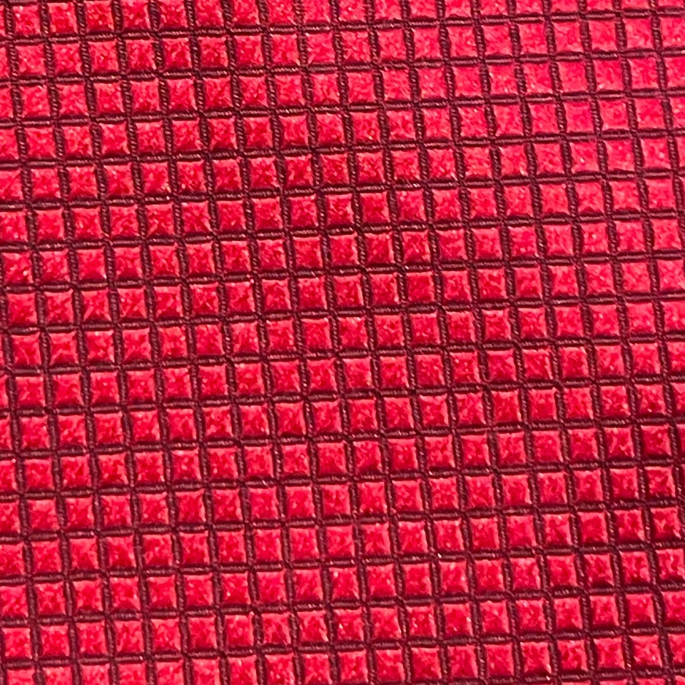 Ermenegildo Zegna шелковый галстук красный мини чек оконное стекло 4 x 60 опрятный смелый Италия - Изображение 3 из 4