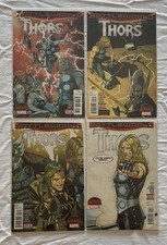 Thors Lot 1 2 3 4 FULL RUN Marvel Comics Secret Wars Tie-In Battleworld Loki