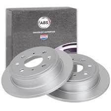 2x A.B.S. BREMSSCHEIBEN 239mm HINTEN passend für HONDA ACCORD CIVIC CONCERTO
