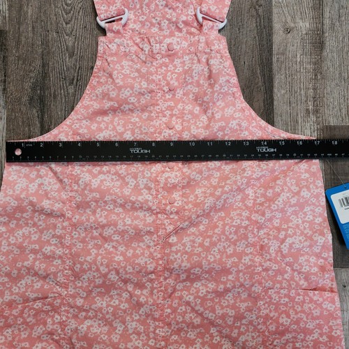 COLUMBIA Youth Girls Large Washed Out Floral Playsuit, Pink Salmon Rose NWT - Picture 2 of 11