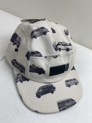 Vans Vanner 5-Panel Hat- All Over Print Volkswagen Westafalia White