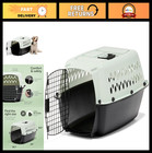 Fashion Dog Kennel Plastic Crate for Pets 15-20 lbs, Travel Pet Carrier, 24" L x