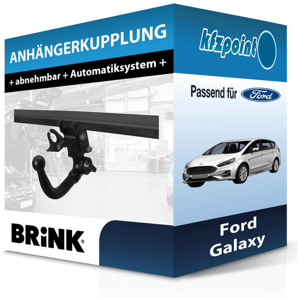Brink AnhäNgekupplung Abnehmbar Passend für Ford Galaxy 01.2015-04.2023 Neu-image