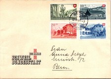 GOLDPATH: Switzerland cover 1948 commemorative CV899_P11
