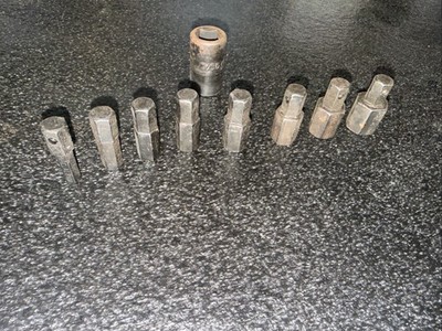 MAC Tools VP146D 1/2  Drive 9pc Metric hex impact set 8, 10, 12, 13, 14,15,17,19