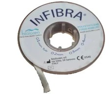 Dental Glass Fiber Splint 2/3/4 mm impregnated Light Cure Bioloren InFibra Fiber