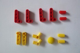 Star Wars Episode I Battle Droid, Lego Technic 8001, Complete w/manual