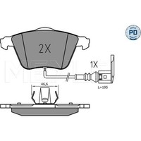 Meyle 025 240 2120 Pd Bremsbelagsatz FüR Vw Audi Golf Scirocco A3 Tt 5K1 517