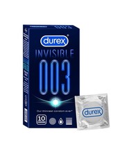 Durex Invisible 003 Ultra Thin Condoms - Extra Sensitive for Natural Feel
