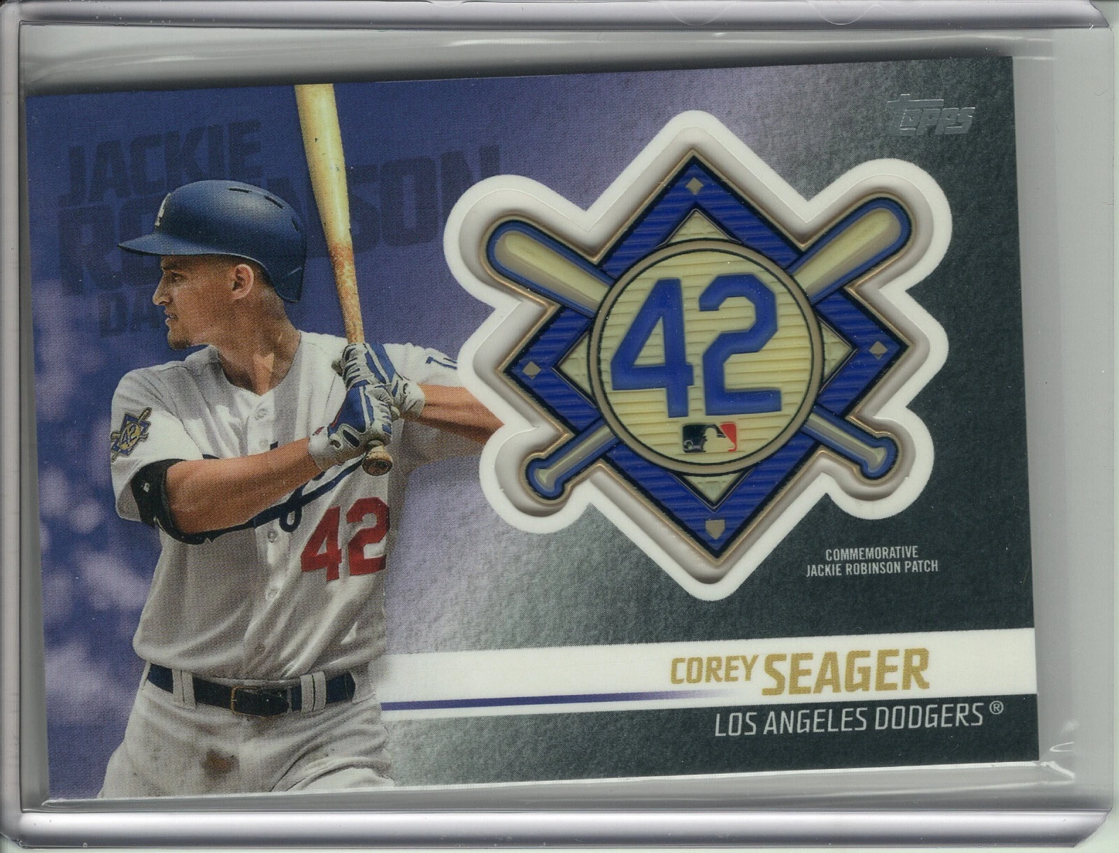 Corey Seager trading card