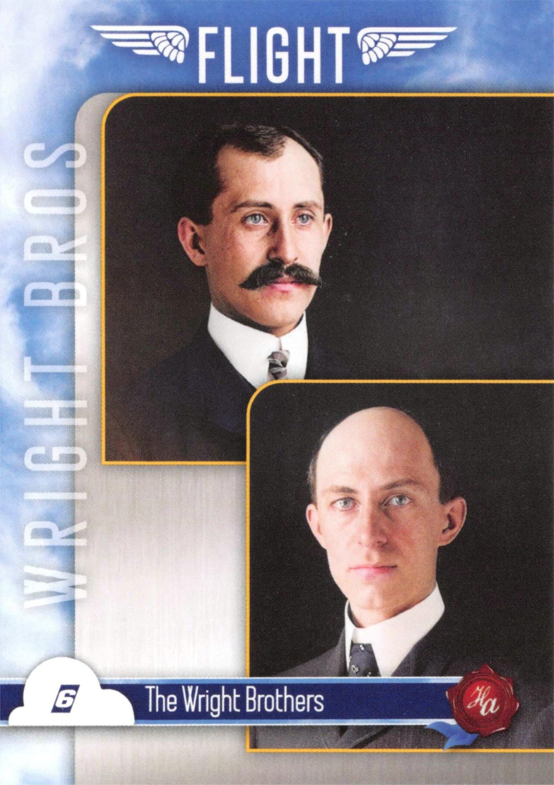 THE WRIGHT BROTHERS / 2023 Autografi Storici Scheda BASE DI VOLO #6