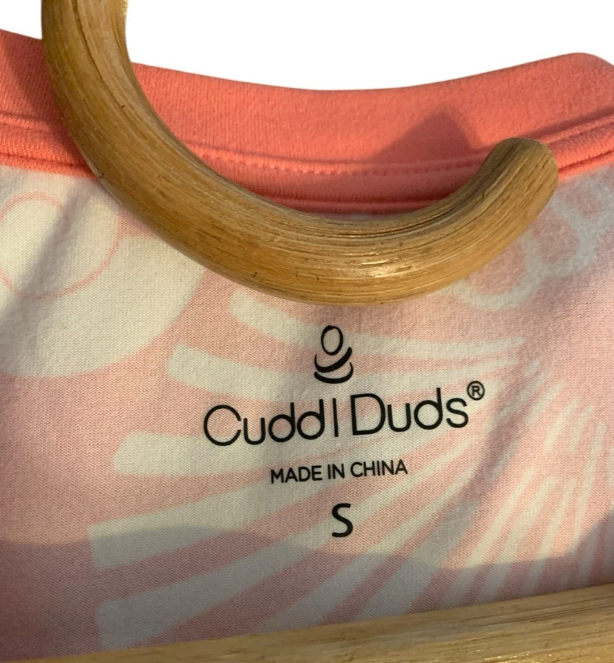CUDDL DUDS Camisón Encubrimiento Vestido de Salón PEQUEÑO Conchas Maxi S/S Suave Playa Piscina Foto 3 de 4