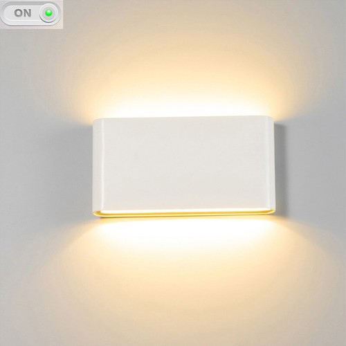 1X/5X/2X/10X 12W LED Wall Light Cool/Warm White Warterproof Modern Sconce Lamp - Picture 14 of 14