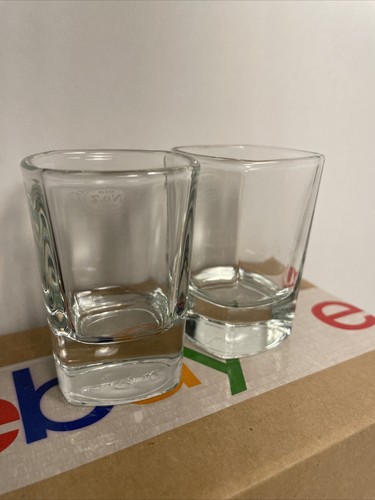 Jack Daniels Old No 7 Brand Whiskey Square Heavy Base Schnapsgläser gebraucht 2,75" 🥃 - Bild 2 von 12