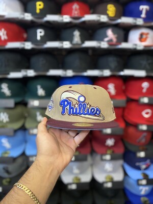 New Era Philadelphia Phillies 2008 WS Camel/Burgundy 59fifty