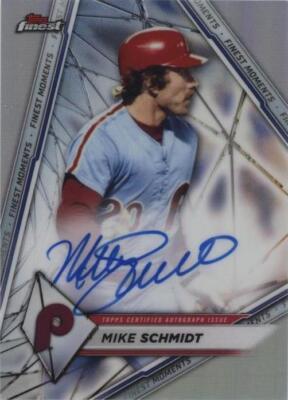 Topps Finest Mike Schmidt 2022 #FMA-MS for sale | eBay