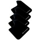 <!--F#f_0-->Rally Armor Basic Universal Mud Flaps Set of 4 No HW, BLACK w/ White MF12-BAS-WH<!--F/-->