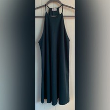 Zara Dress Women’s Small Green Sleeveless Flare Summer Party