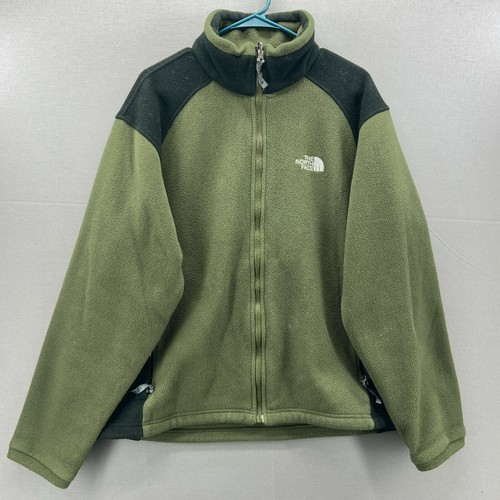 Fleece Mens Medium Green Sweater 