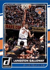 2015-16 Panini Donruss Base #148 Langston Galloway New York Knicks