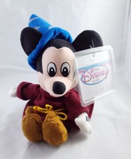 Disney Store Sorcerer Mickey 8" Mini Bean Bag Plush